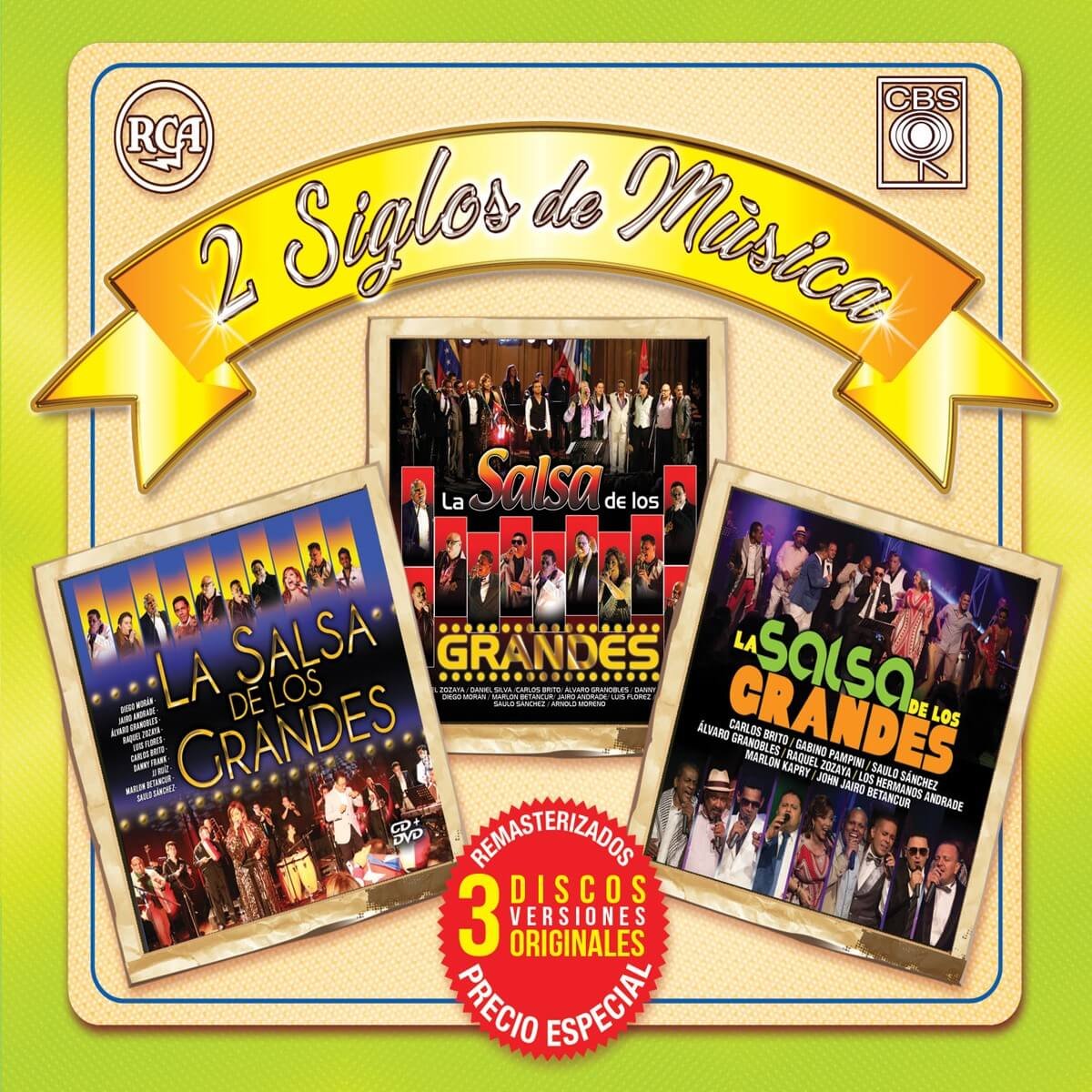 3 Cds Varios Artistas, la Salsa de los Grandes