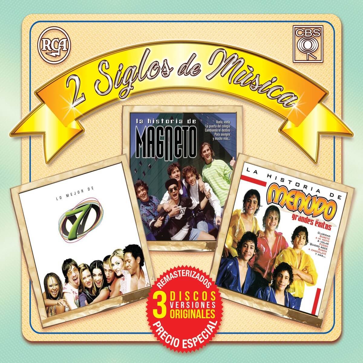 3 Cds Magneto, Ov7 y Menudo