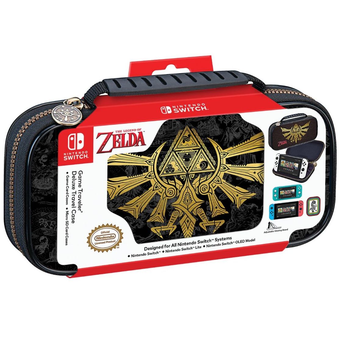 Nintendo Switch Estuche de Viaje Zelda Hyrule Crest