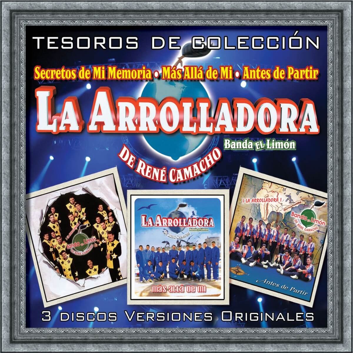 3 Cd's la Arrolladora Secretos de Mi Memoria/más Alla de Mí/antes de Partir Tesoros de Colección