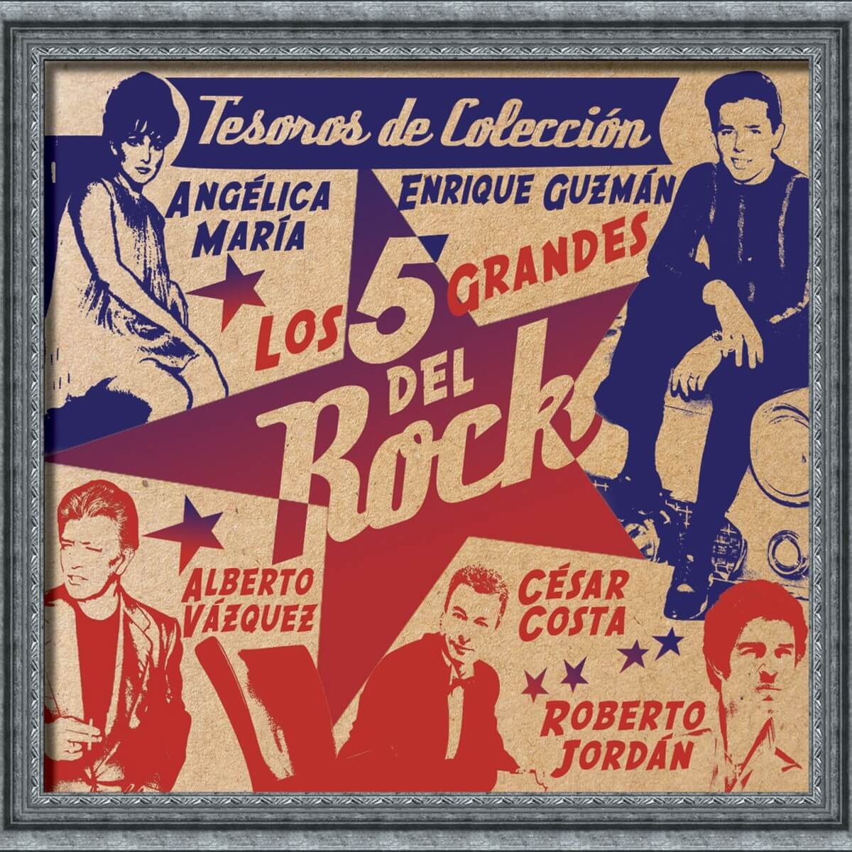3 Cd's Varios los 5 Grandes Del Rock Tesoros de Colección