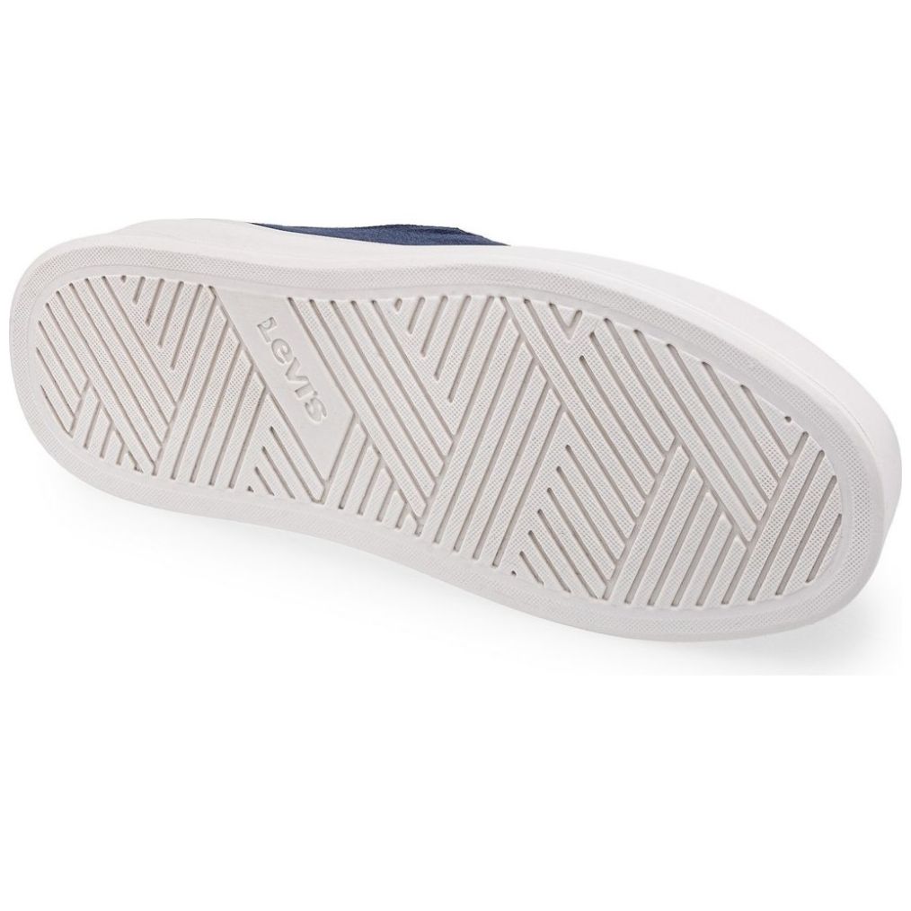 Tenis Casual con Plataforma Liso Azul Levis
