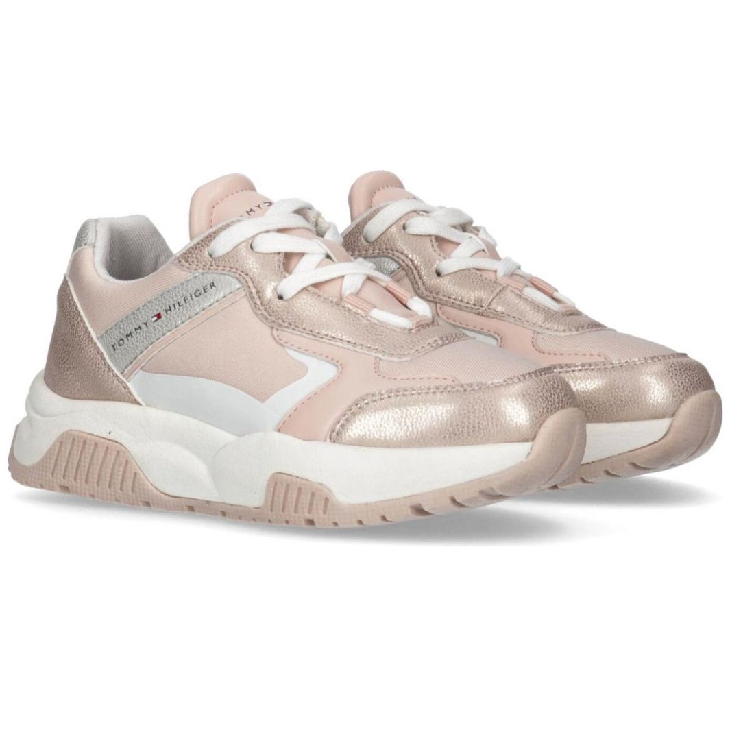 Tenis Rosa Agujeta 22.5-25.5 Tommy Hilfiger para Niña