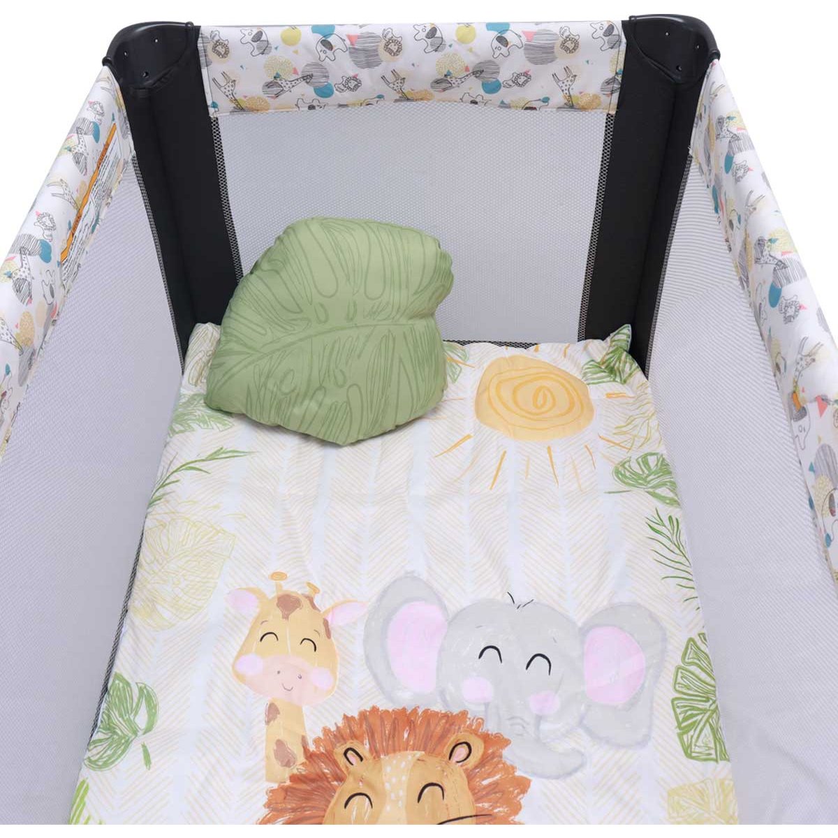 Edredón para Cuna Safari 70X100 Cm 3 Piezas Verde Cary