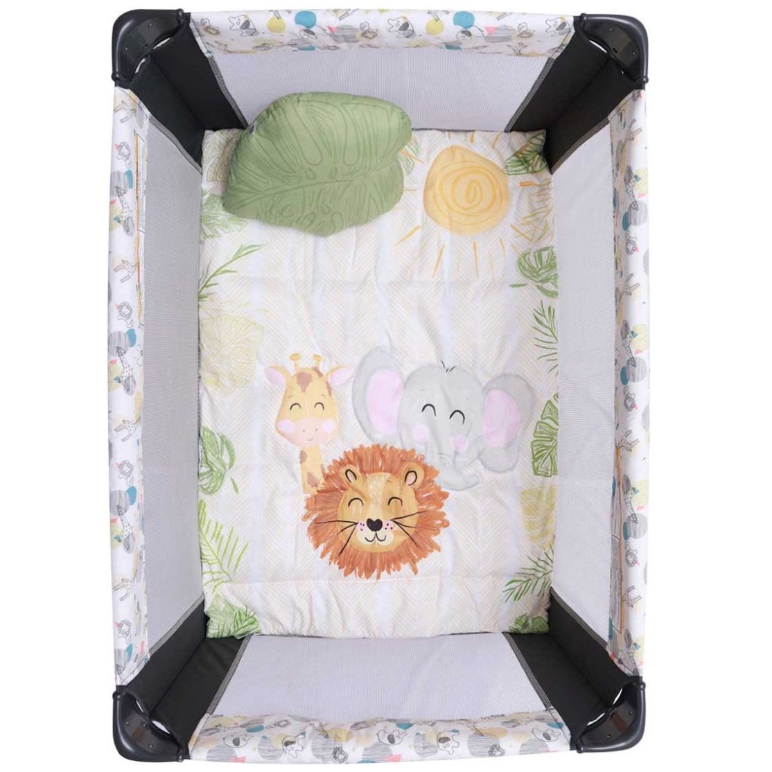 Edredón para Cuna Safari 70X100 Cm 3 Piezas Verde Cary