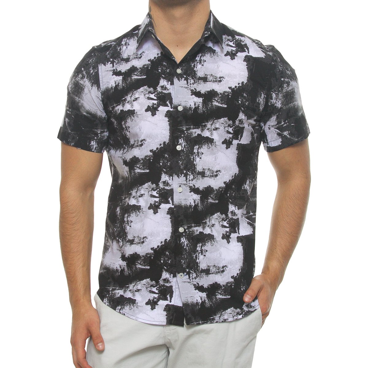 Camisa Casual Manga Corta para Hombre Yongster