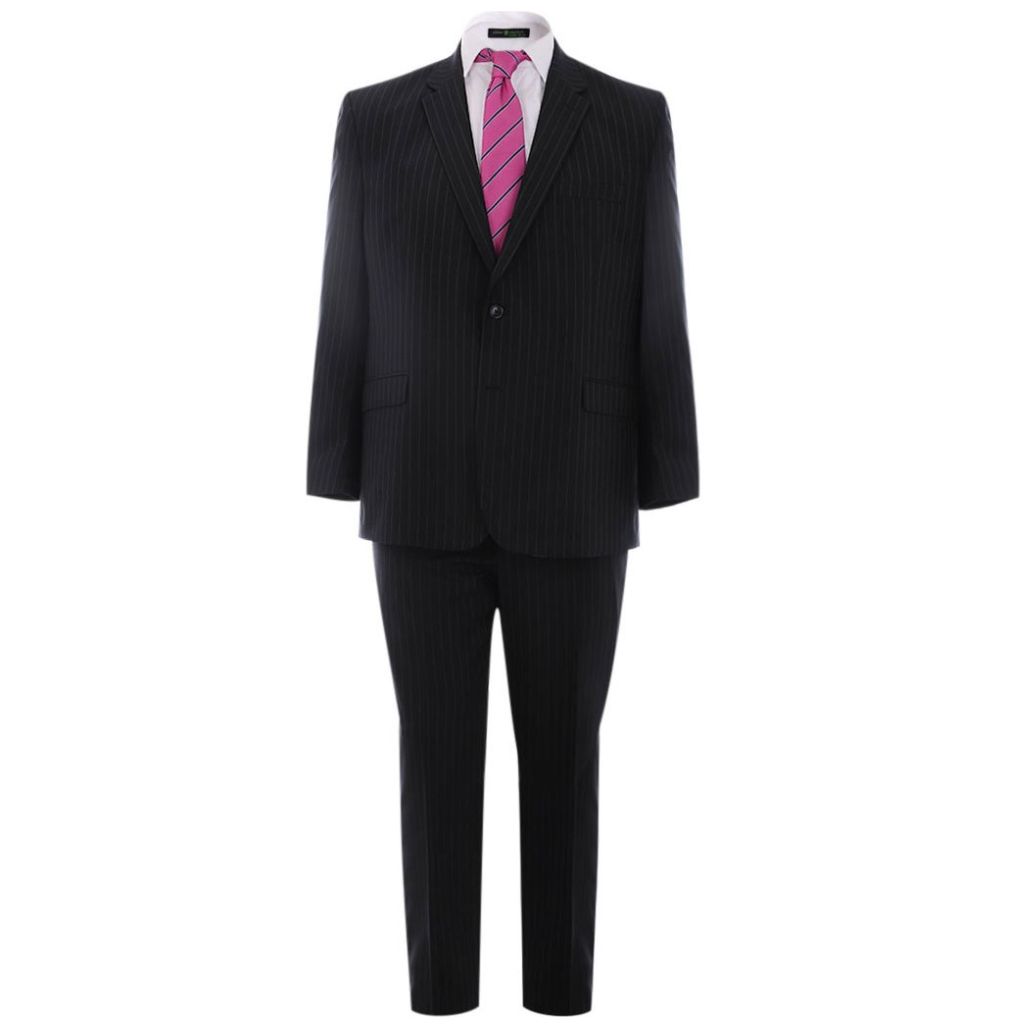 Traje para Hombre Plus Recto Negro Carlo Corinto