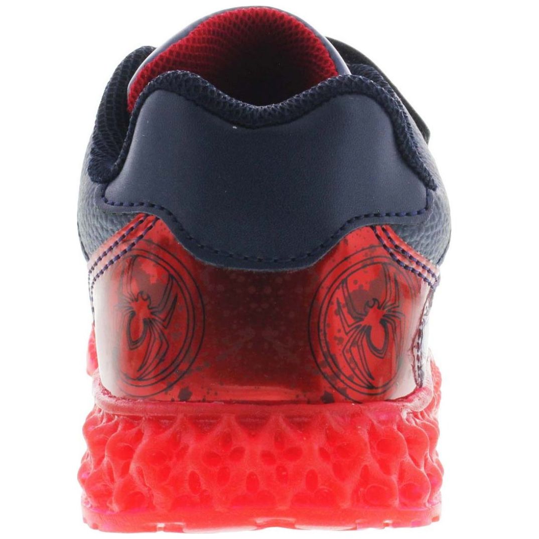 Tenis para Niño con Luz Y Velcro 16-21 Negro Spiderman