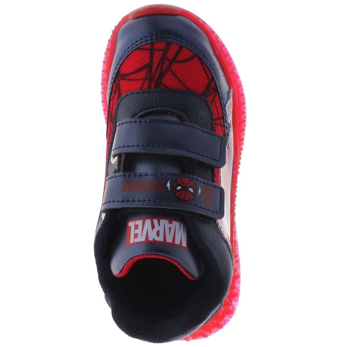 Tenis para Niño con Luz Y Velcro 16-21 Negro Spiderman