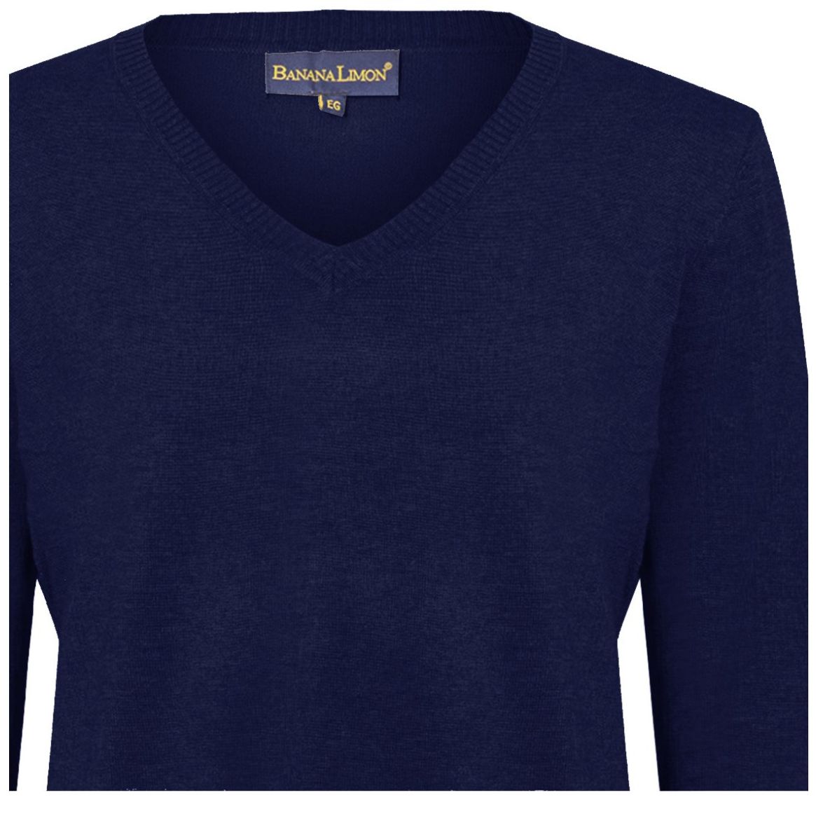 Sueter Cerrado para Hombre Plus Cuello V Banana Limon
