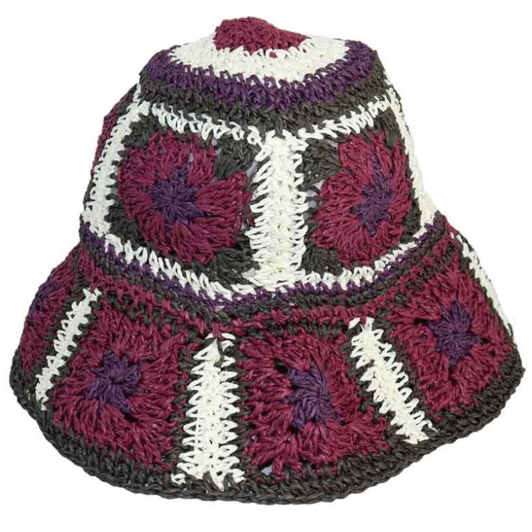Gorro Bucket Hat Tejido Tipo Crochet Phi By Philosophy Jr para Mujer