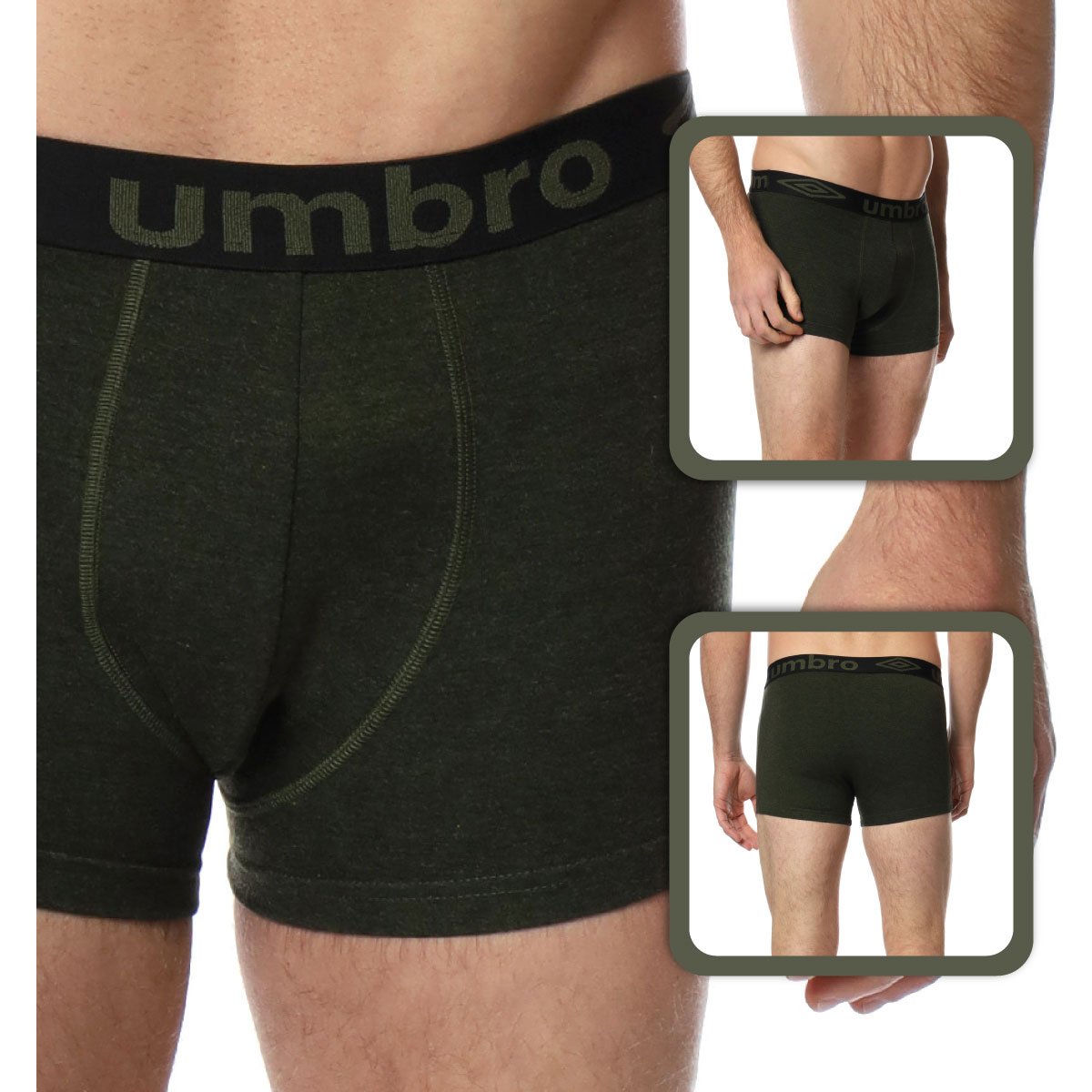 Bóxer para Hombre 3 Pack Umbro Arsenal
