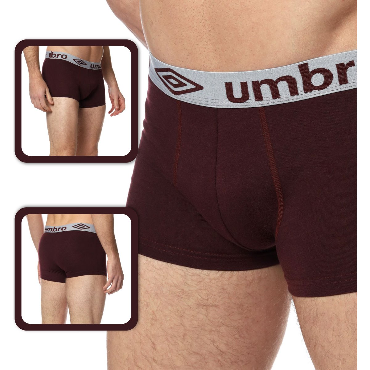Bóxer para Hombre 3 Pack Umbro Newcastle