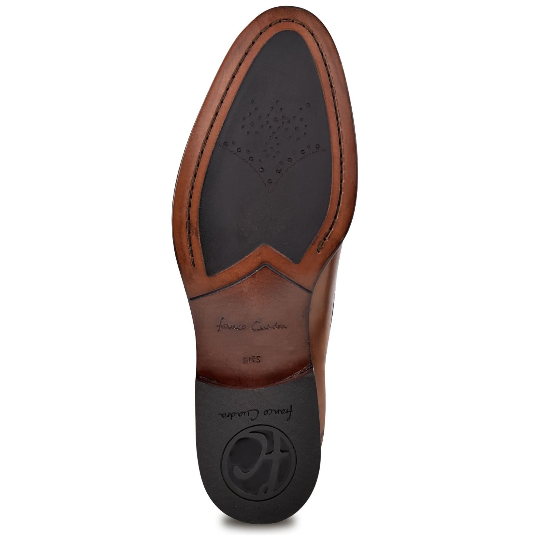 Choclo Café en Piel Cuadra para Hombre