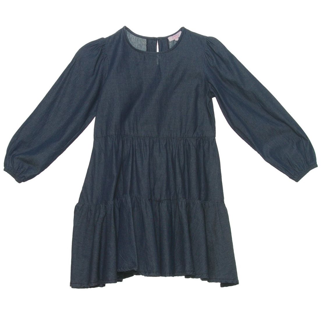 Vestido Mezclilla Manga Larga para Niñas Go Fun