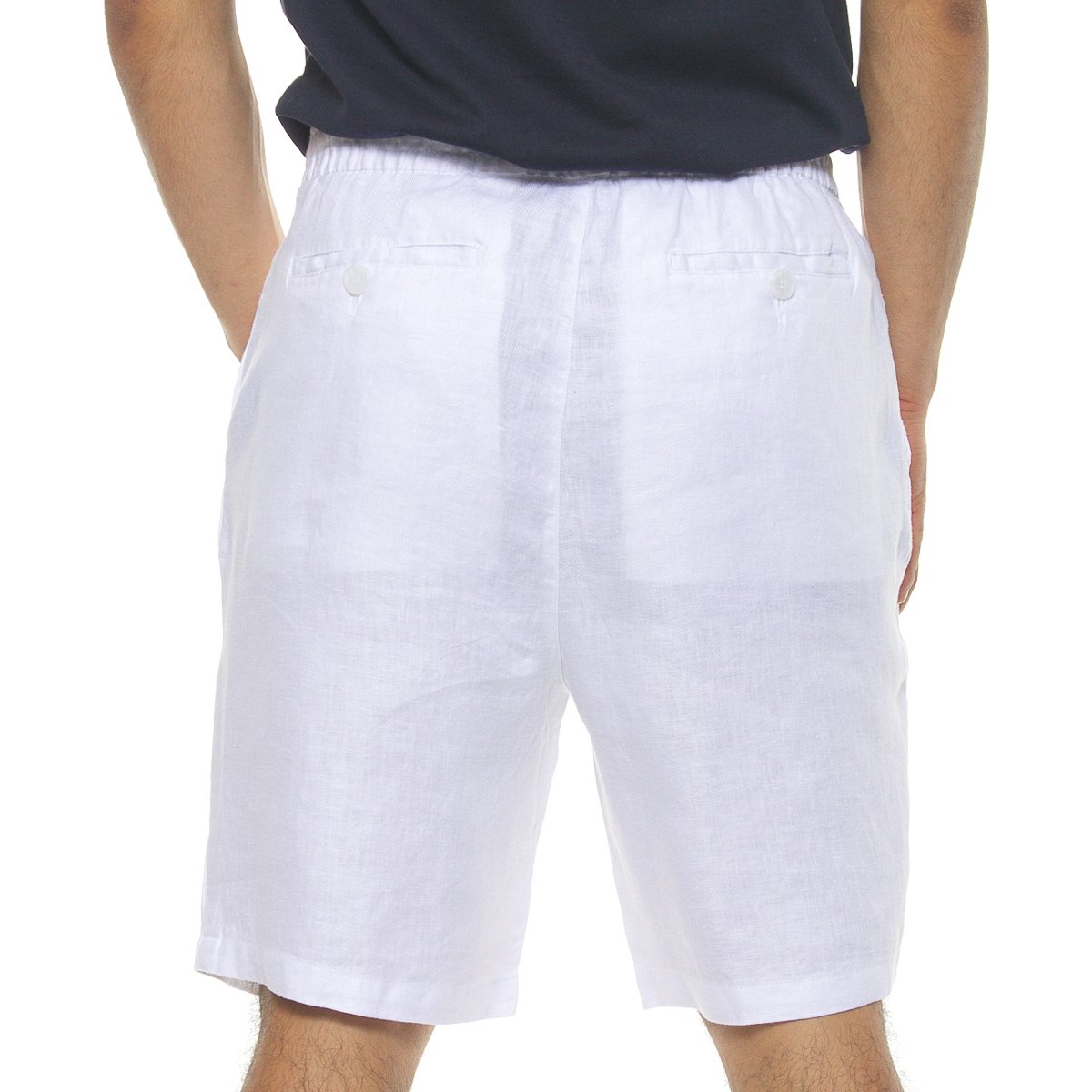 Bermuda Casual de Lino con Jareta para Hombre J.opus
