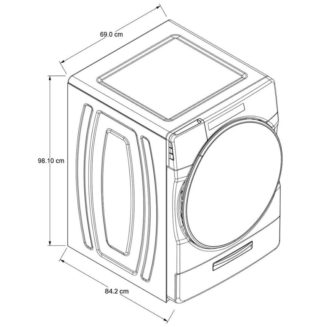 Combo Gris Whirlpool Frontal 21Kg Cwd_7Mwfw5605M