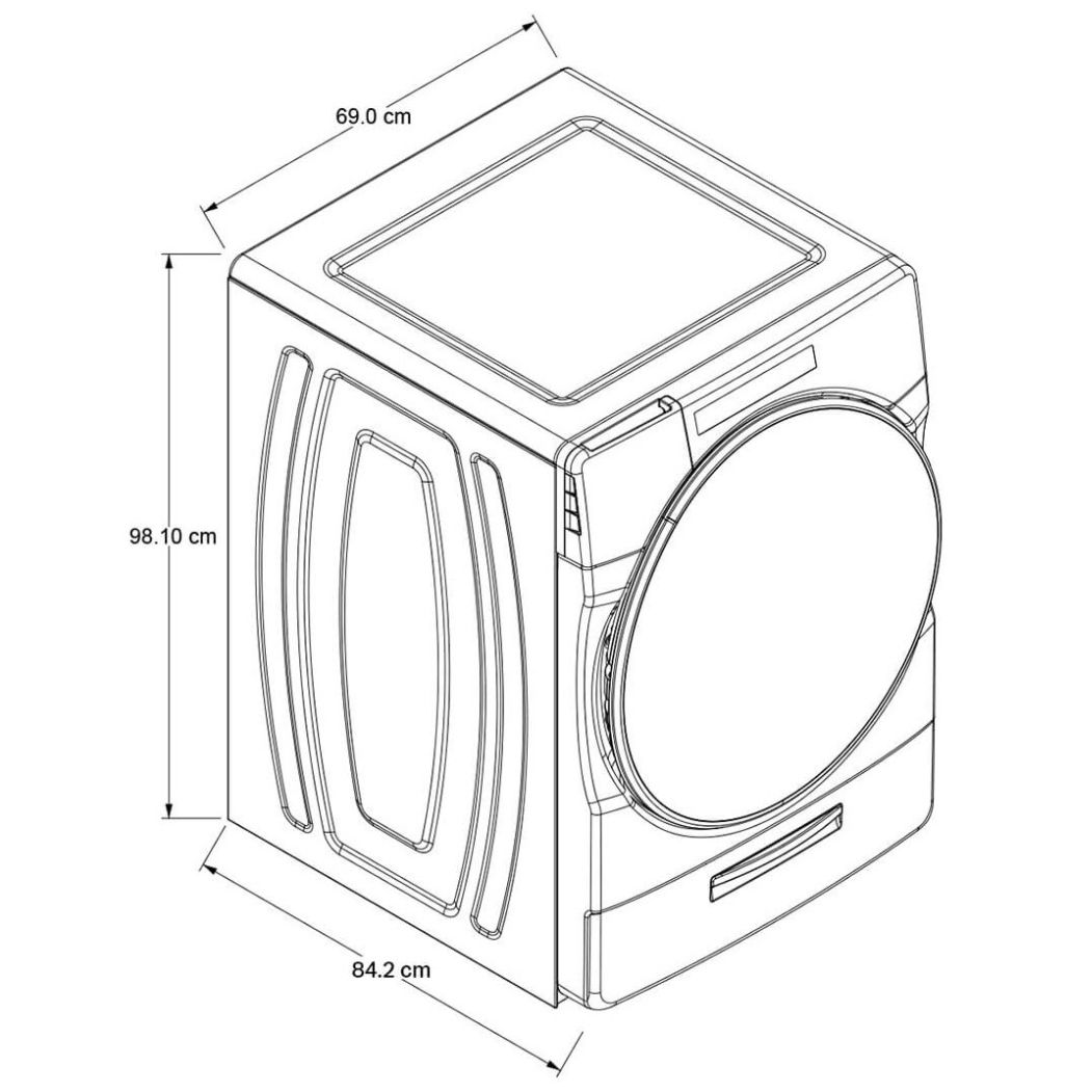 Combo Gris Whirlpool Frontal 21Kg Cwd_7Mwfw5605M
