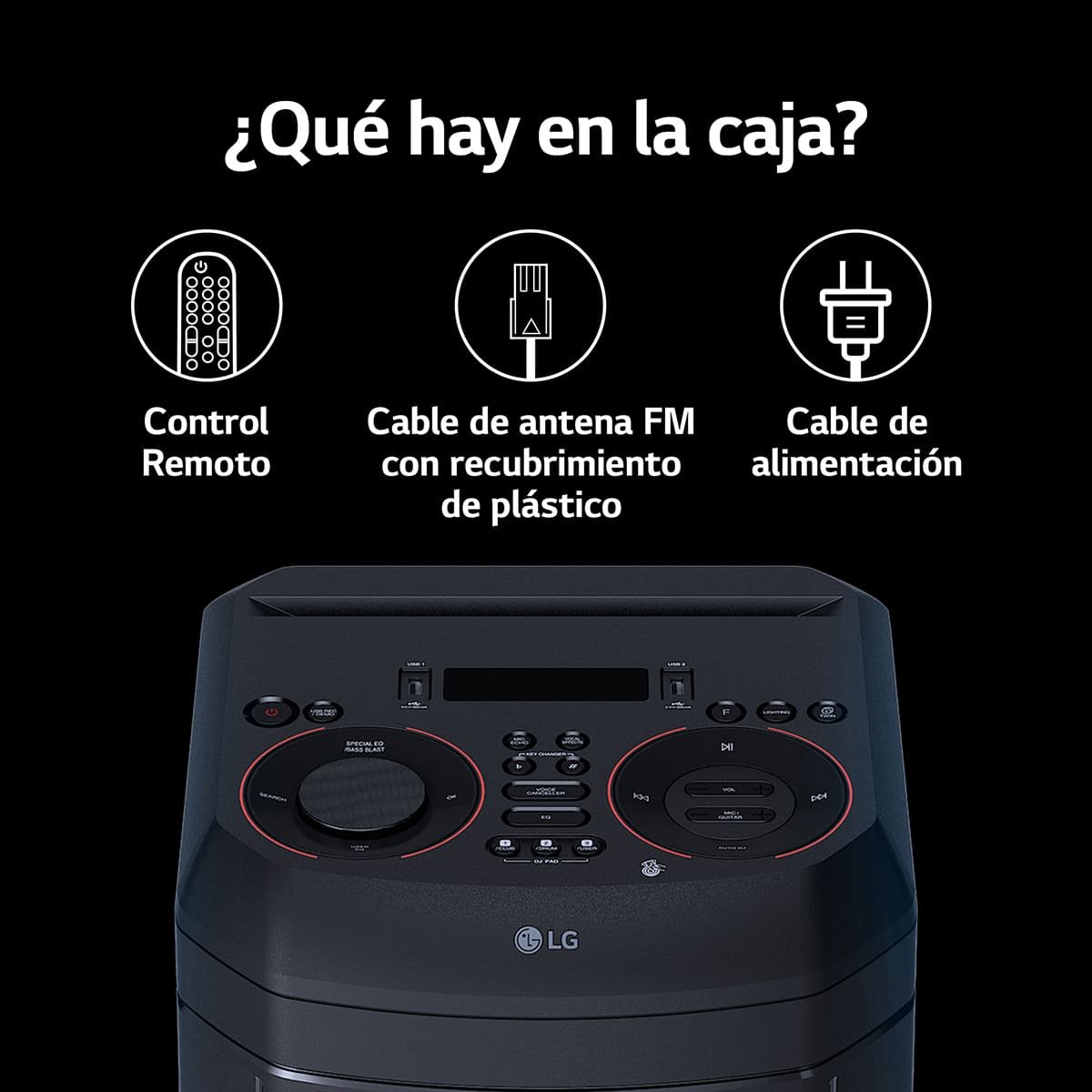 Equipo de Sonido LG Xboom Rnc9