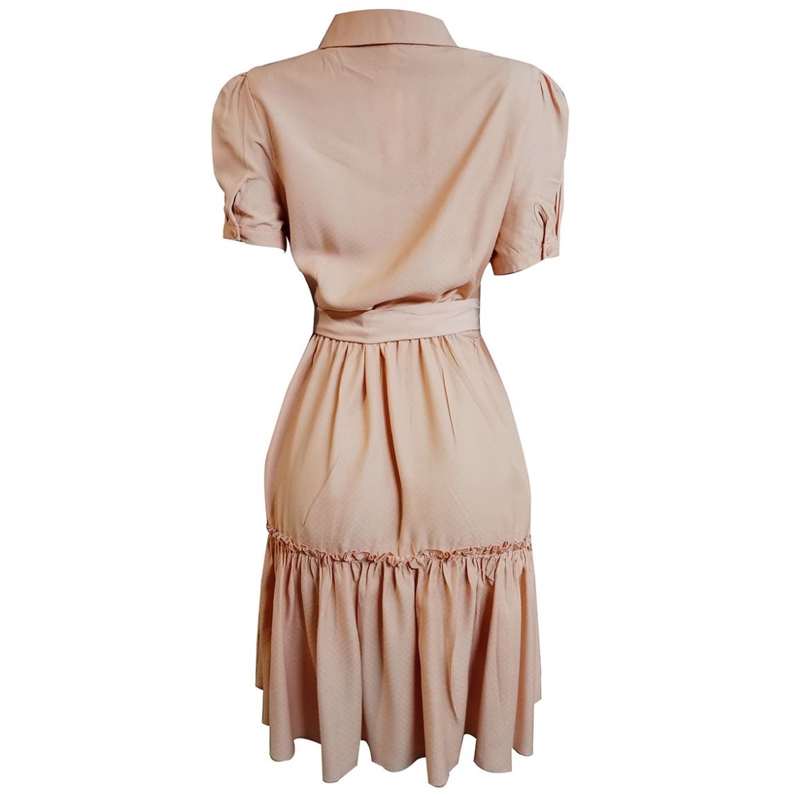 Vestido Corto Camisero Manga Corta Red Marine