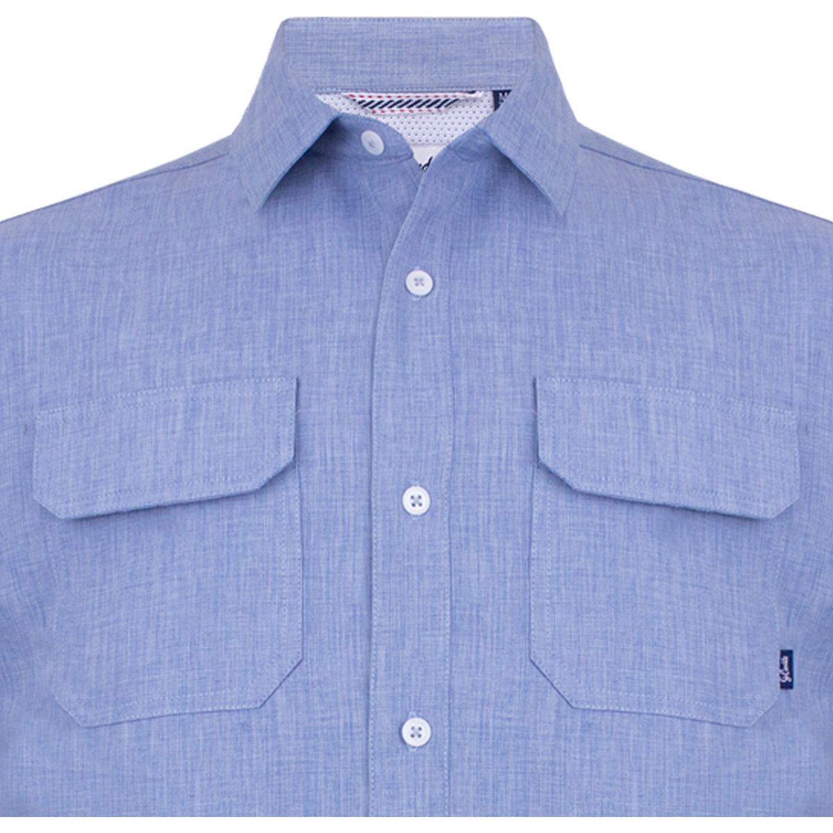 Camisa para Hombre Plus Manga Corta Bolsas G Candila