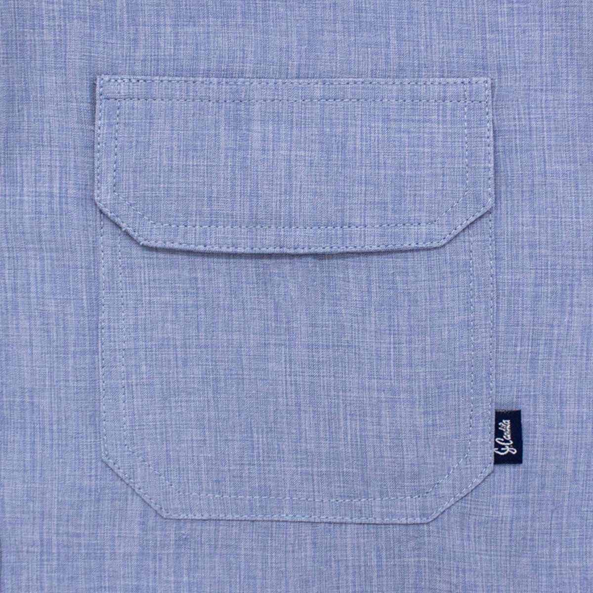 Camisa para Hombre Plus Manga Corta Bolsas G Candila