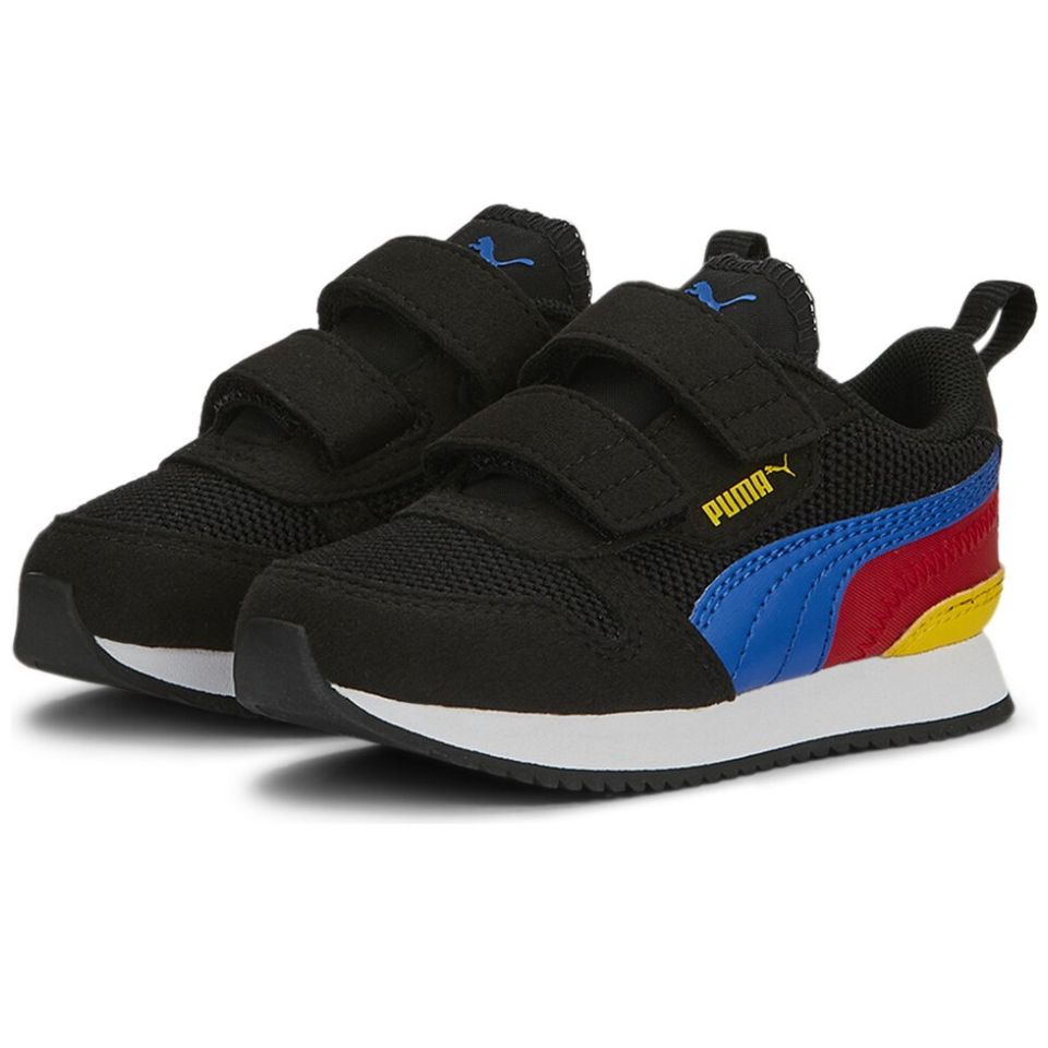 Tenis R78 V para Niño 13-16 Negro Puma