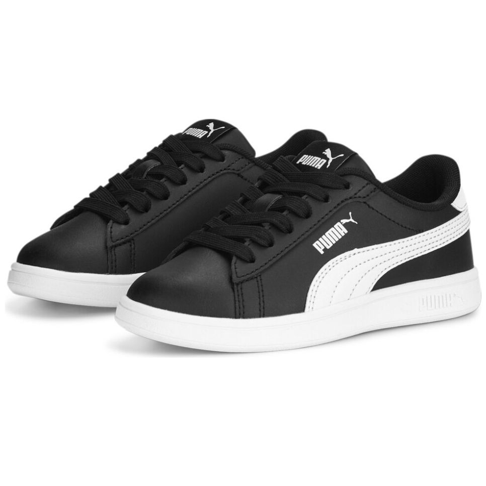 Tenis Smash 3.0 L Ps para Niño 17-21 Negro Puma