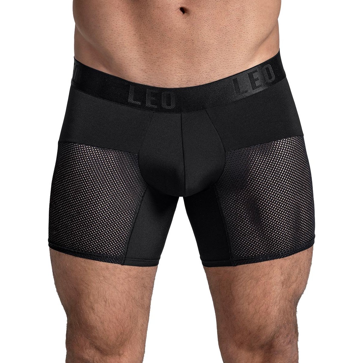 Bóxer Medio Secado Rápido con Mallas Transpirables Leo By Leonisa