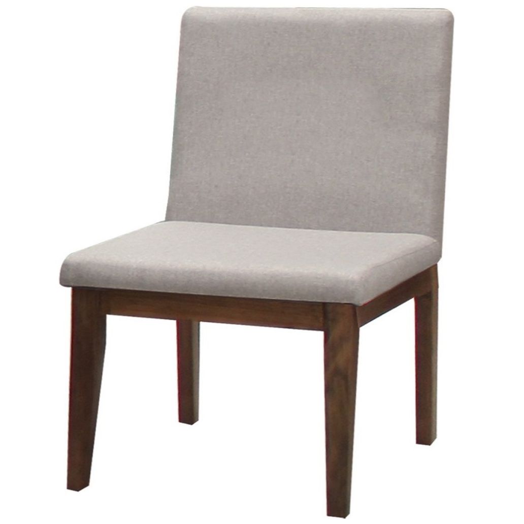 Silla Guernica  Tapizada  Nogal con Beige New Challenge