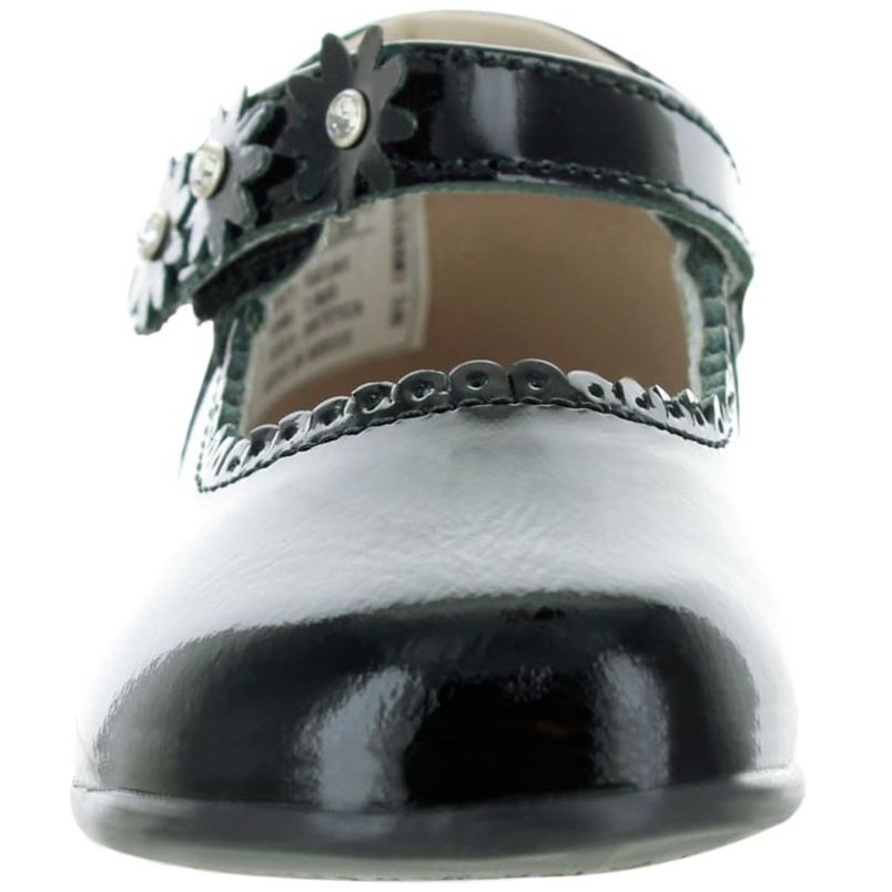 Zapato Charol 12-16 Negro Miniburbujas para Niña