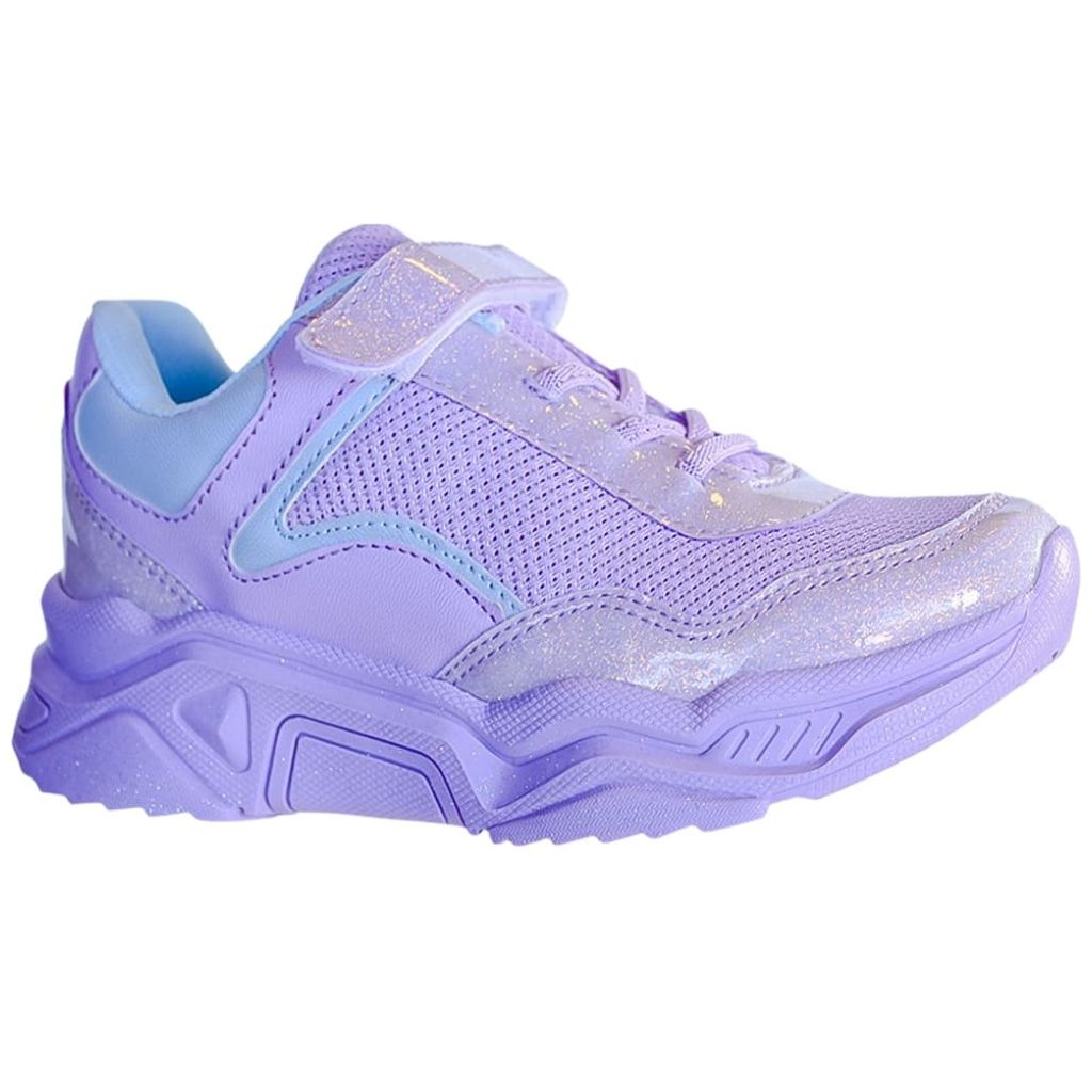 Tenis Suela Chunky 22-24 Morado Blasito para Niña