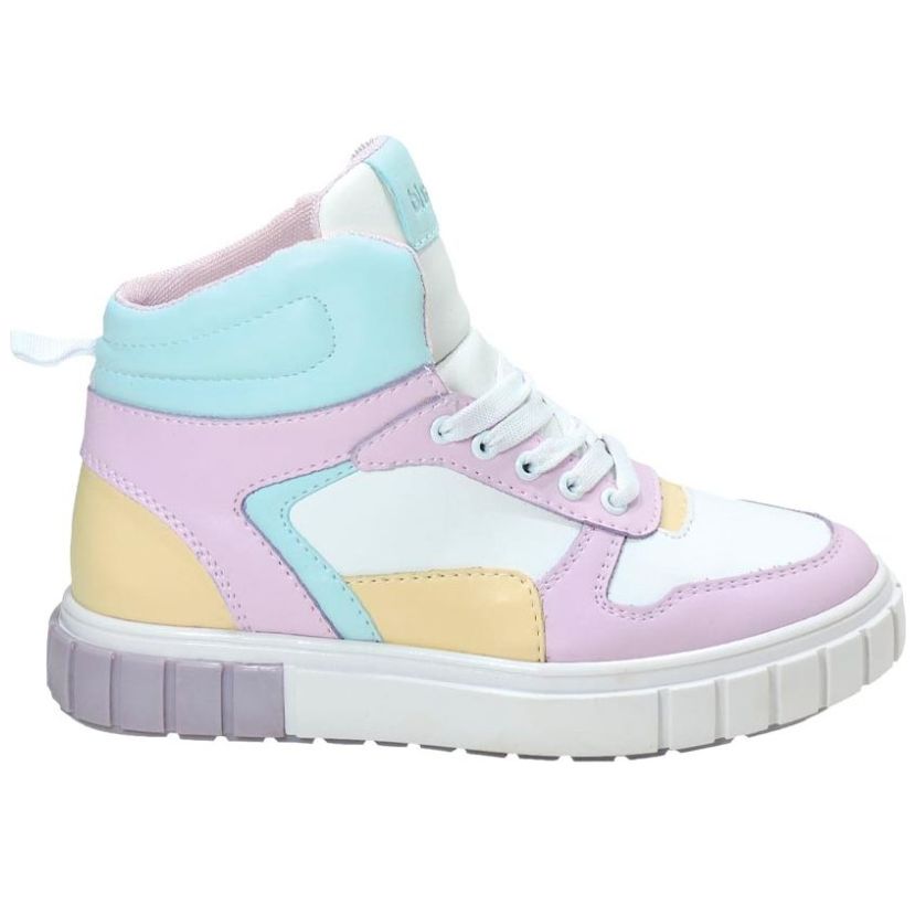 Tenis Bota con Agujeta 22-23 Rosa Blasito para Niña