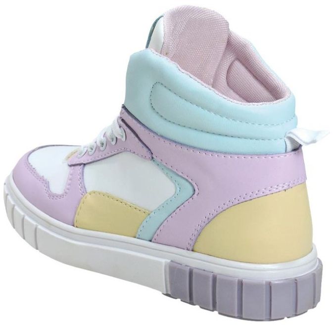 Tenis Bota con Agujeta 22-23 Rosa Blasito para Niña