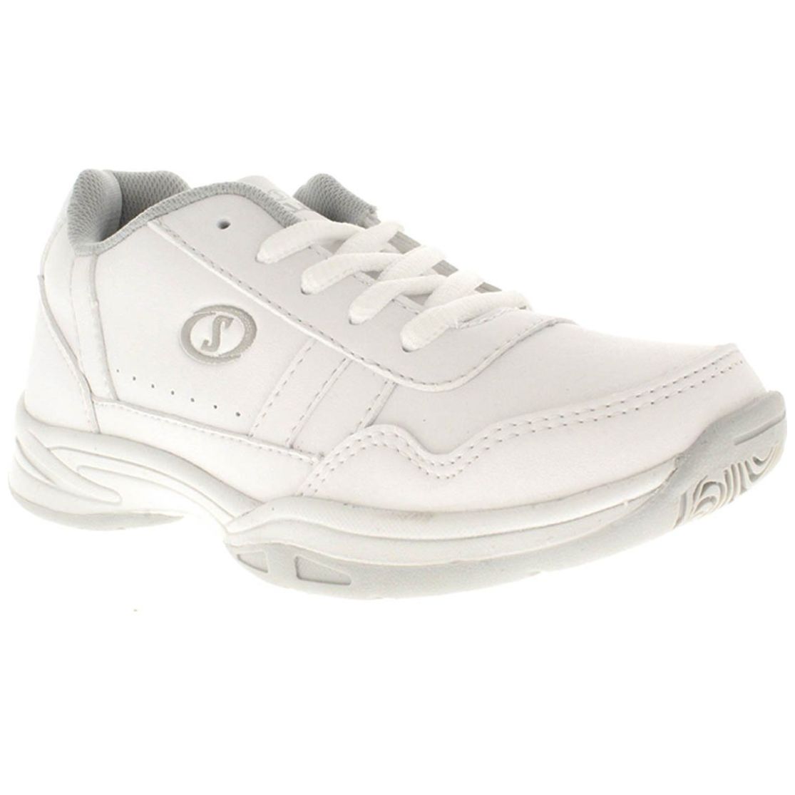 Tenis Escolar con Agujeta 18-21 Blanco Spalding para Niño