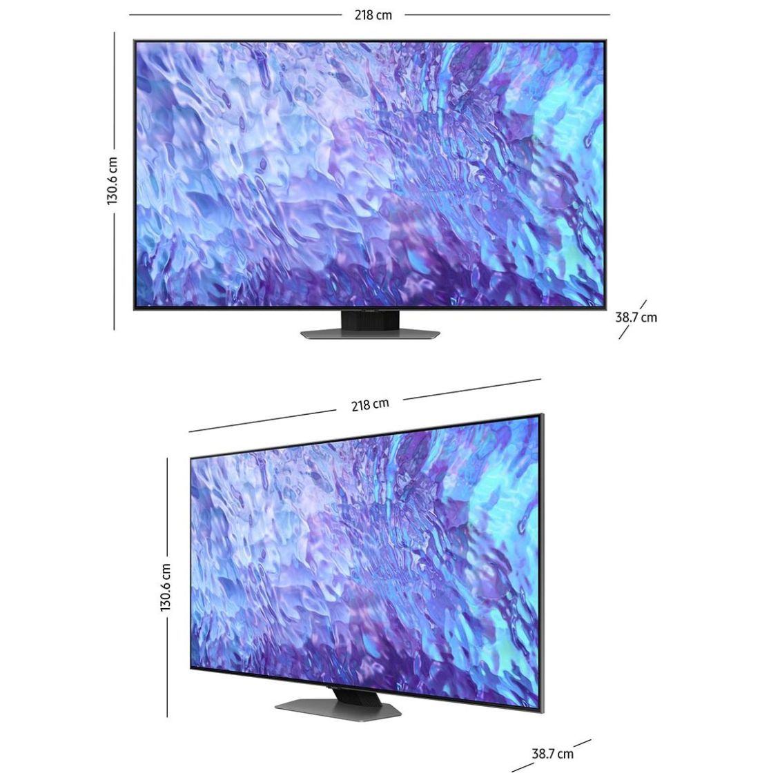 Pantalla 98" Samsung Qled 4K Qn98Q80Cafxzx