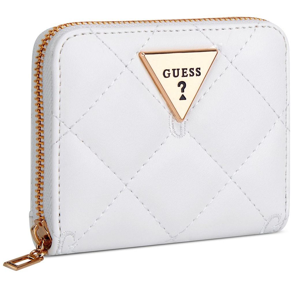 Cartera Blanco Slg Small Zip Around Guess Factory