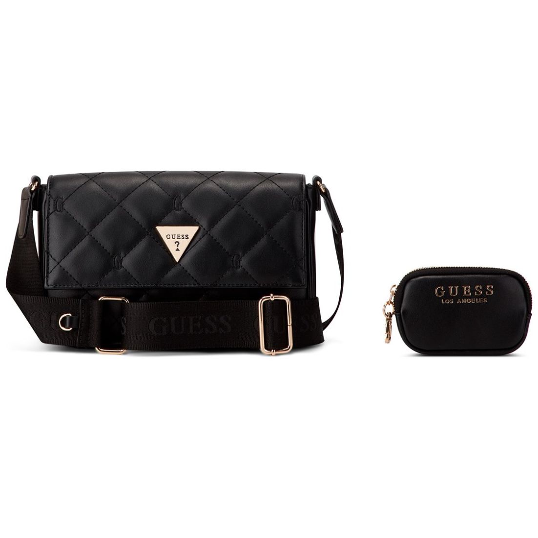 Bolsa Negro Crossbody Guess Factory