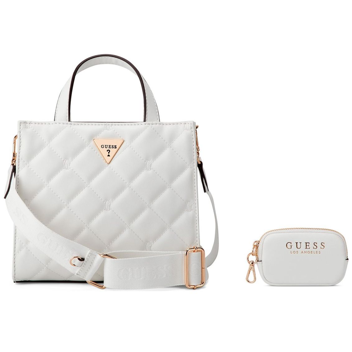 Bolsa Blanco Mini Tote Guess Factory