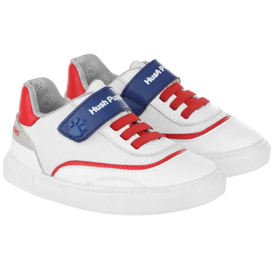 Tenis con Velcro 14 20 Blanco Hush Puppies para Ni o