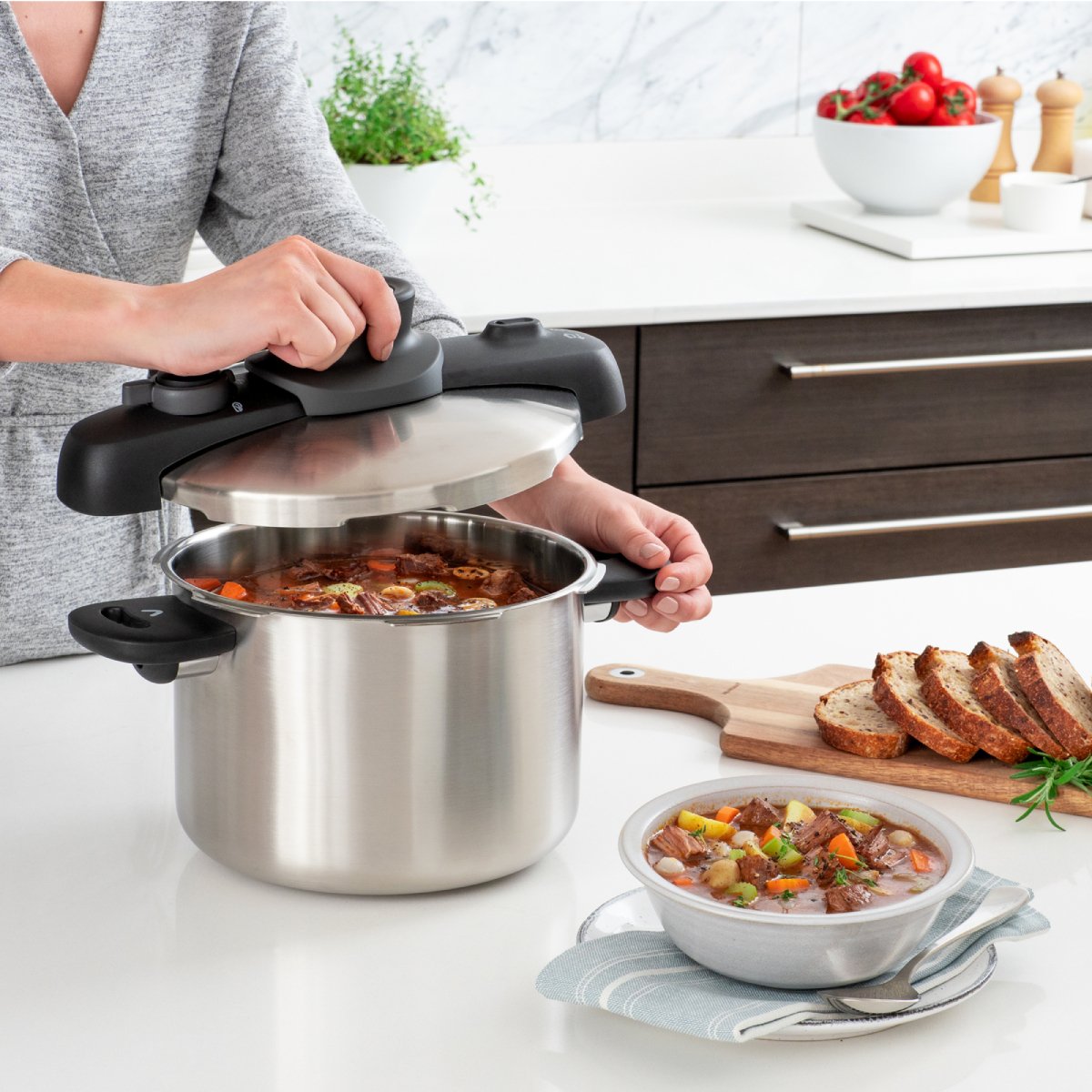 Olla Presión Compact Easy 6 Lt-Fal