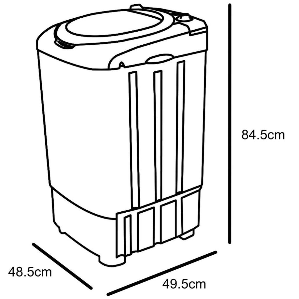 Lavadora Dace Semiautomática 11Kg La11101 Blanca