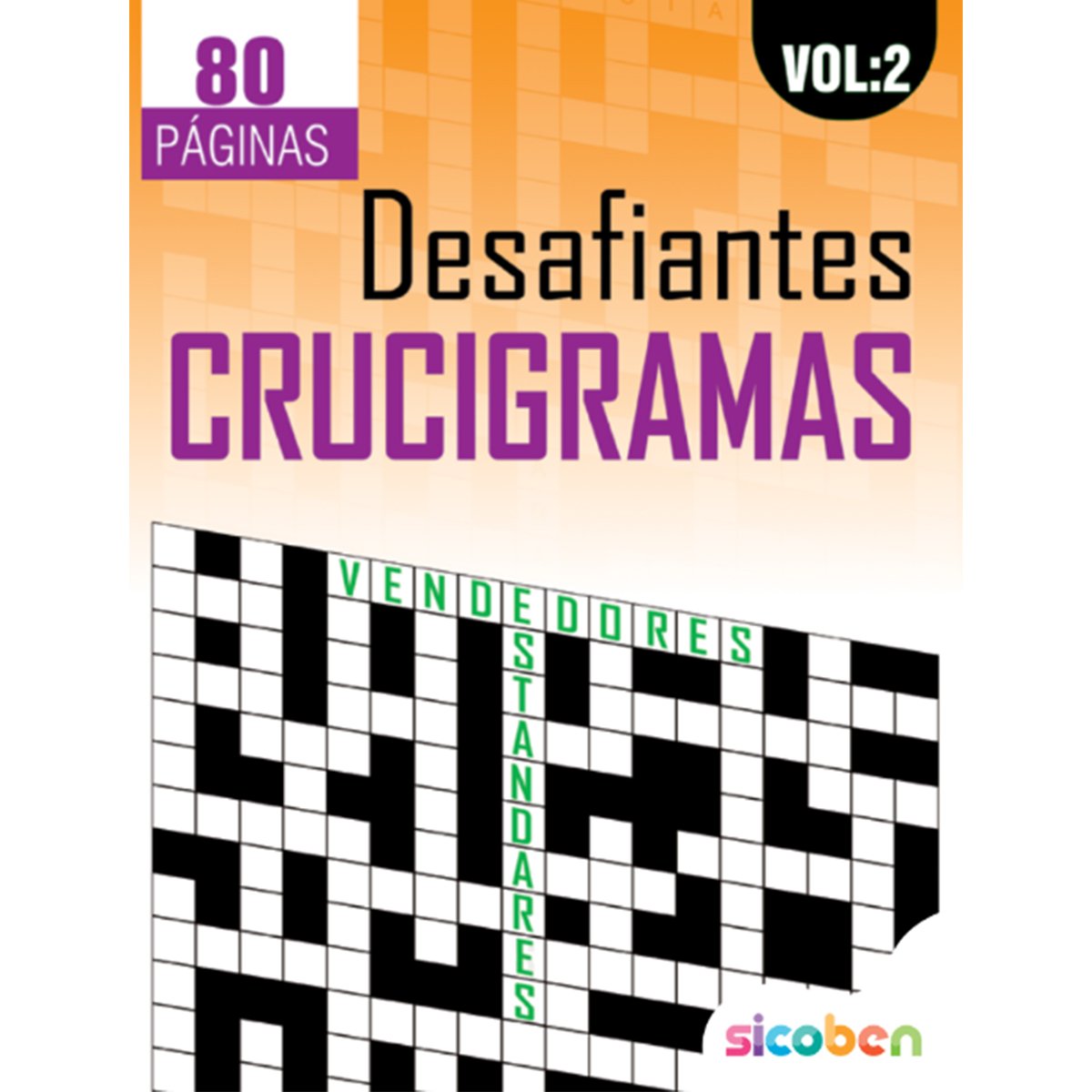 Libro de Crucigramas Desafiantes 20X26Cm 80 P ginas 2 Modelos Wizzdom