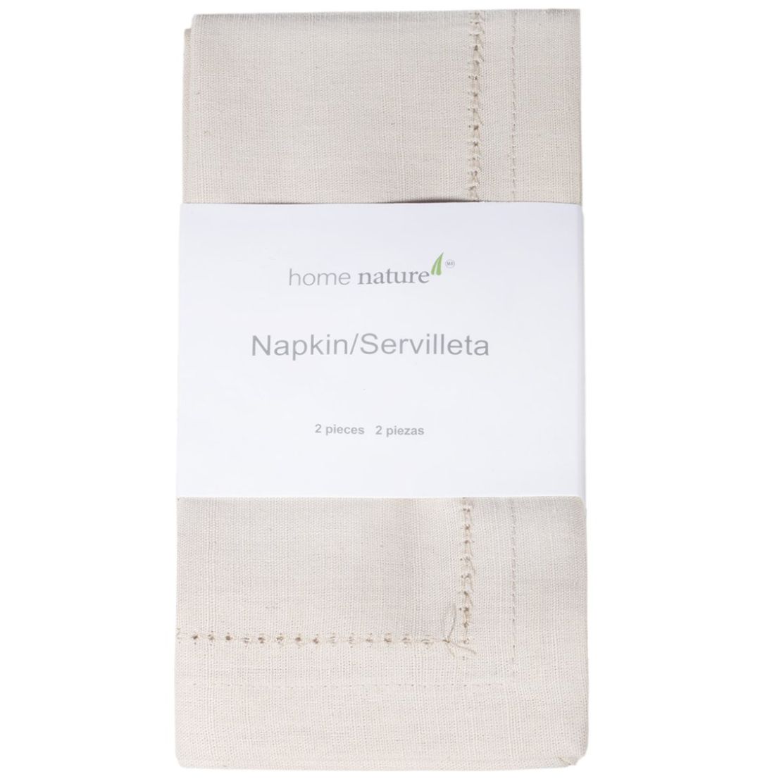 Home Nature Set 2 Servilletas Natural Individuales 40X40