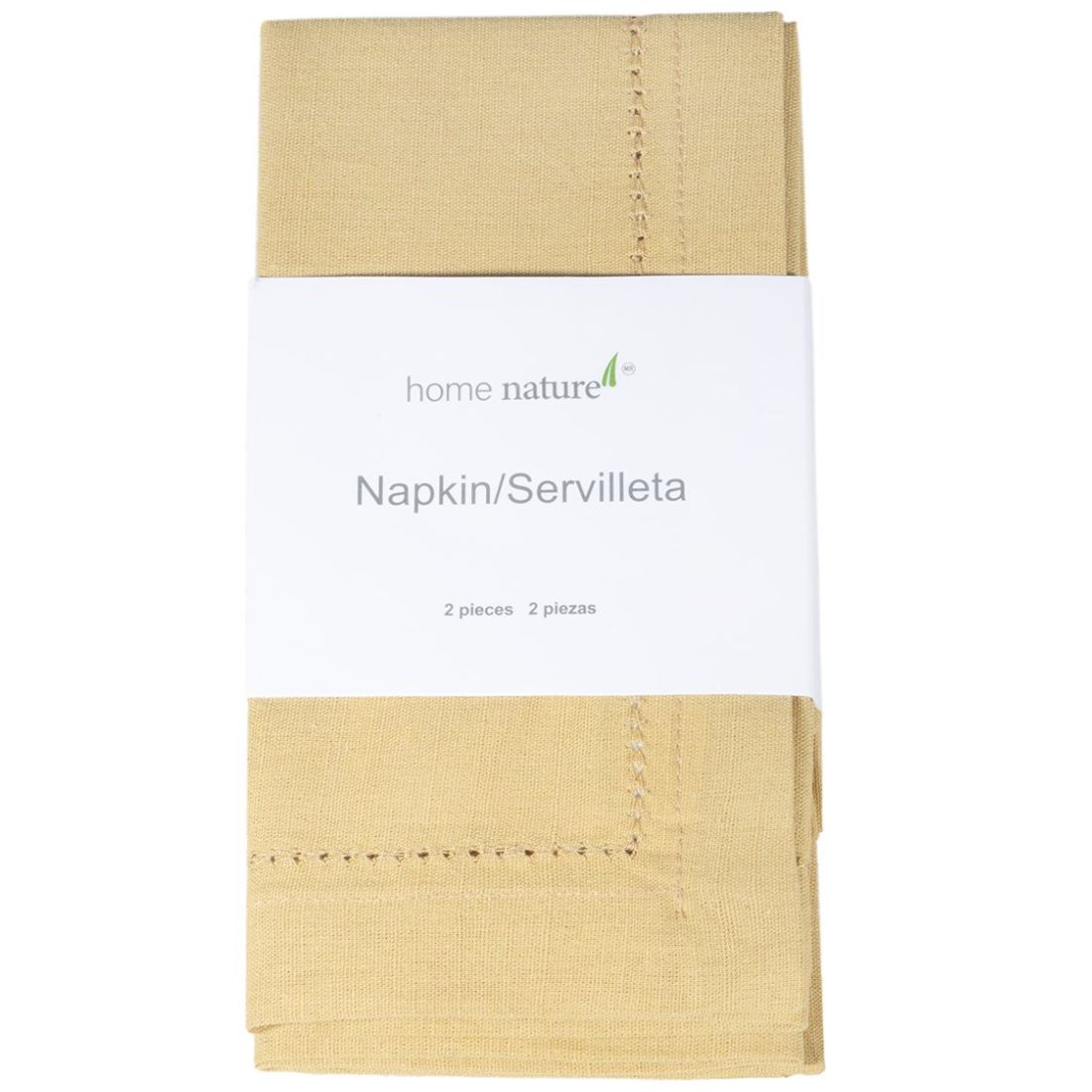 Home Nature Set 2 Servilletas Mostaza Individuales 40X40