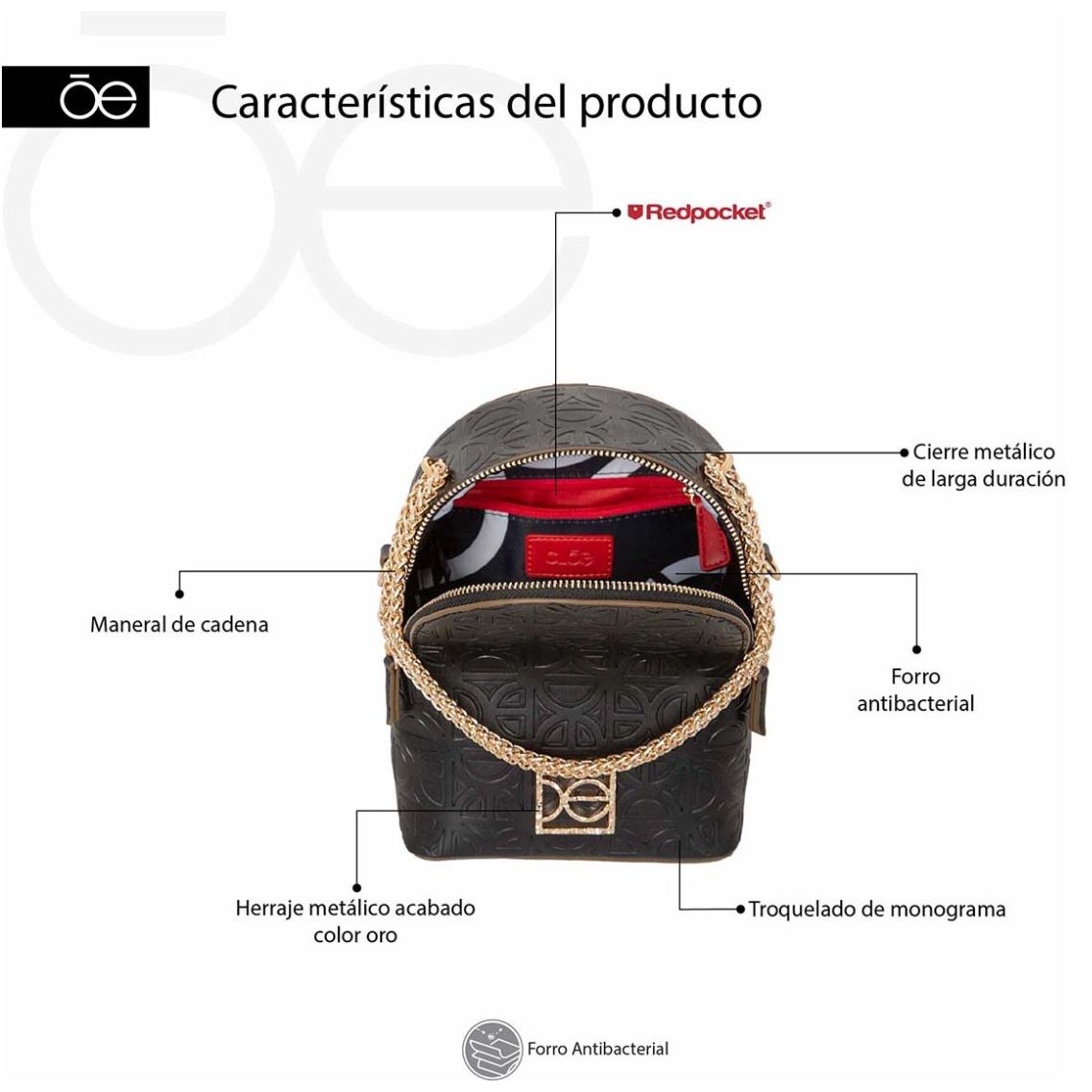 Bolso Backpack Cloe 1Blcv23742Neg