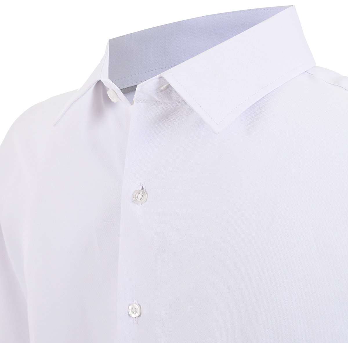 Camisa de Vestir Blanco John Henry Slim Fit para Hombre