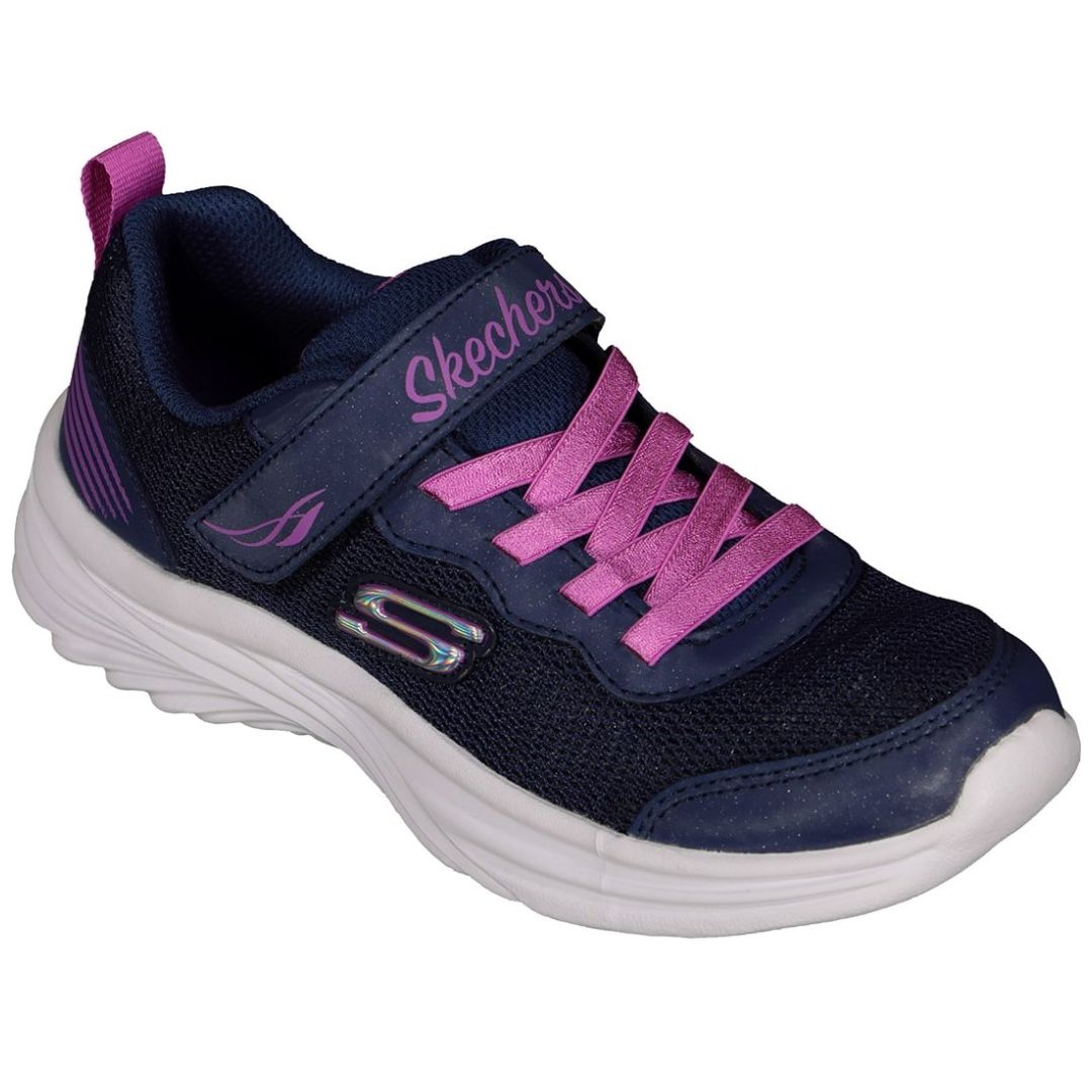 Tenis con Velcro 17-22 Azul Skechers para Niña