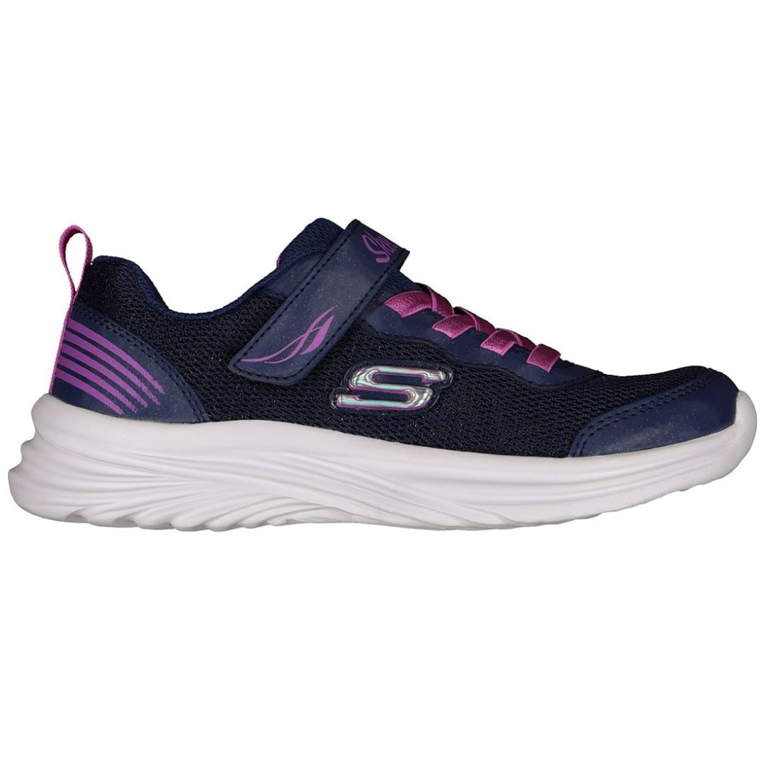 Tenis con Velcro 17-22 Azul Skechers para Niña
