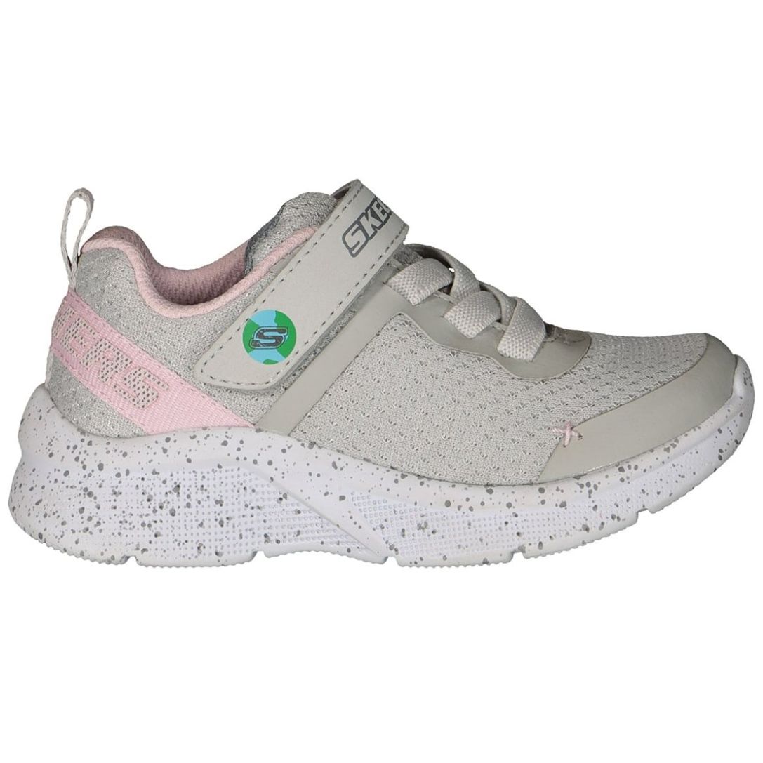 Tenis con Velcro 11-16 Gris Skechers para Niña